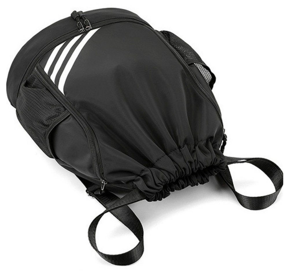 feinlux Balltasche Basketballtasche wasserdichte Sportrucksack (Packung, Mesh Basketballtasche), Wasserdicht, großes Fassungsvermögen, mehrere Fächer Bild 4