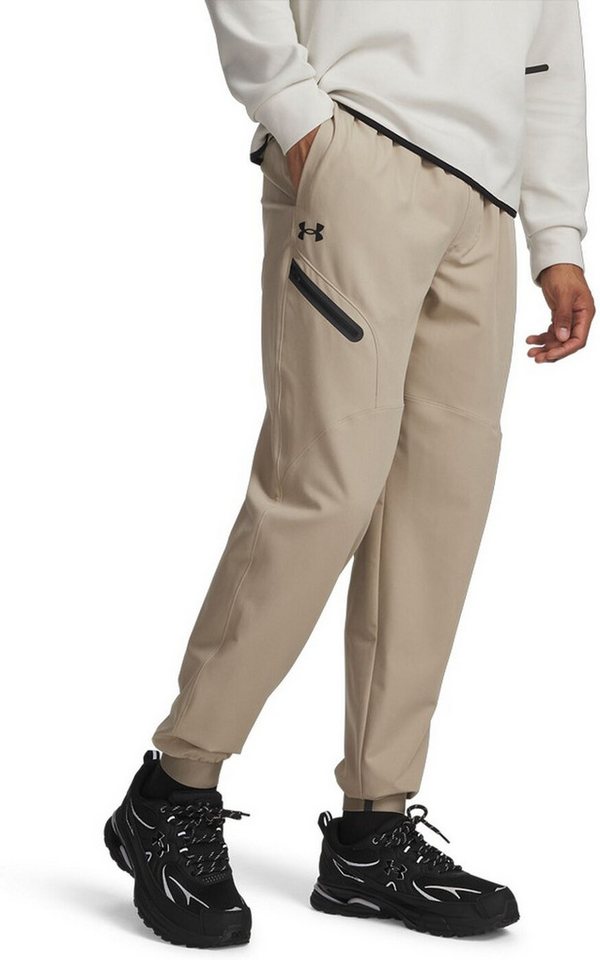 Under Armour® Boyfriend-Jeans UA UNSTOPPABLE WOVEN JOGGER CITY KHAKI Bild 3