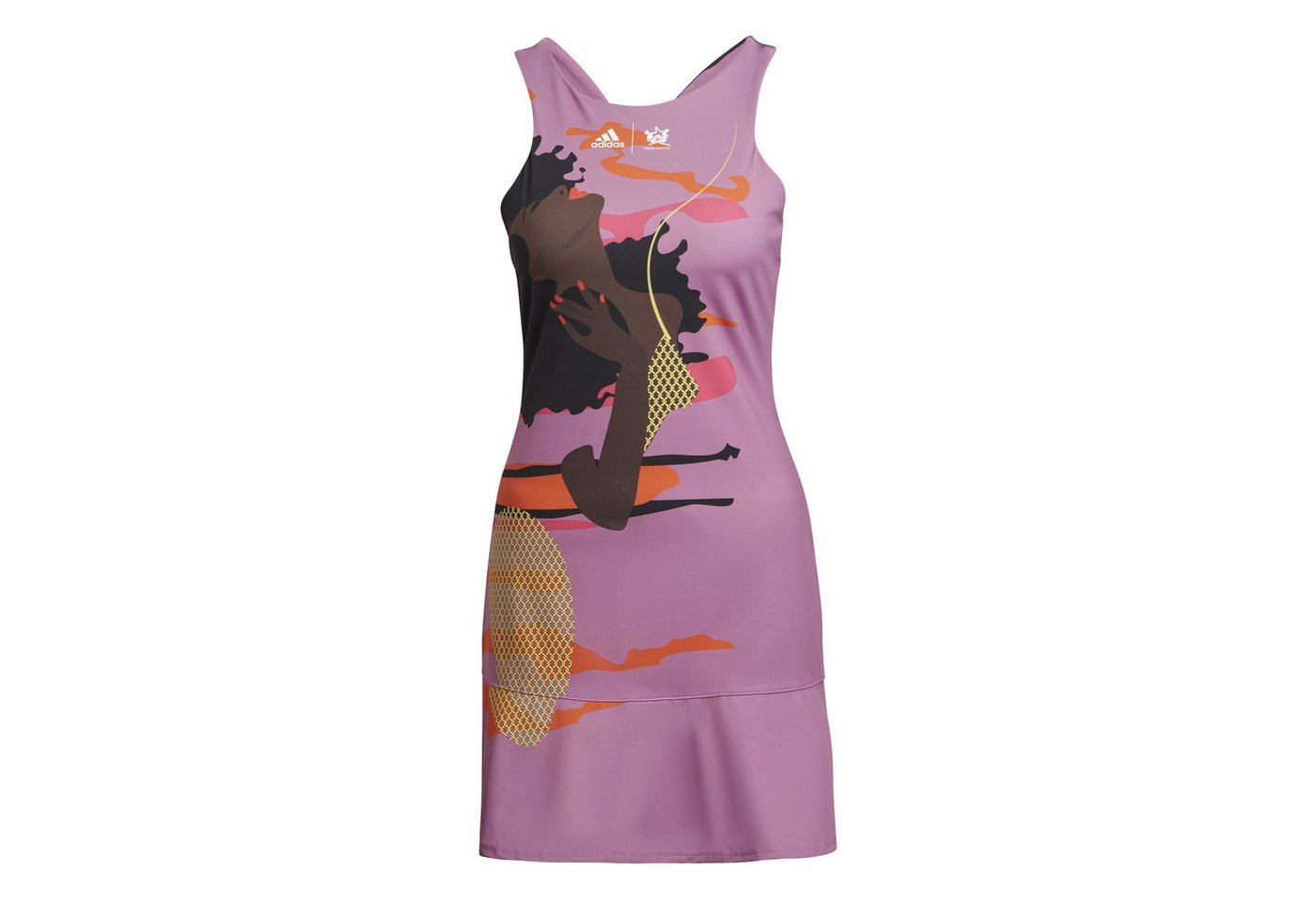 adidas Performance Tenniskleid Y-Dress New York (schmal, integrierte Tight und Sport-BH) violett Bild 2