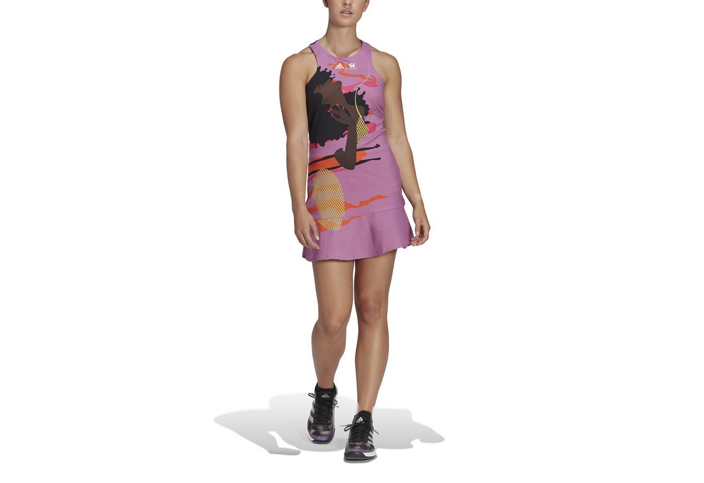 adidas Performance Tenniskleid Y-Dress New York (schmal, integrierte Tight und Sport-BH) violett Bild 3