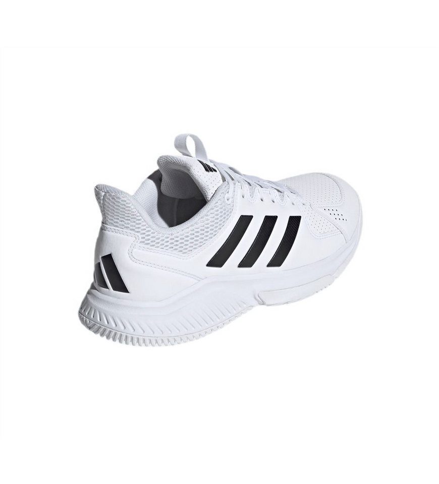 adidas Performance Hallen-Indoorschuhe Court Flight weiss/schwarz Herren Badmintonschuh Bild 5