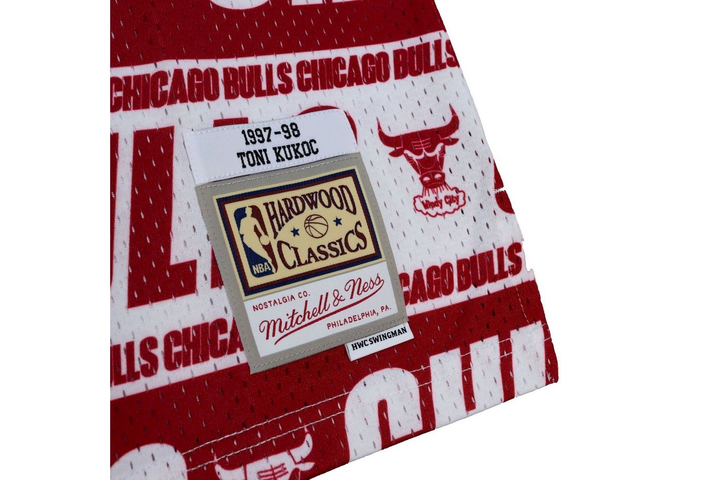 Mitchell & Ness Basketballtrikot Swingman Teamwrap Jersey Chicago Bulls Toni Kukoc Bild 4