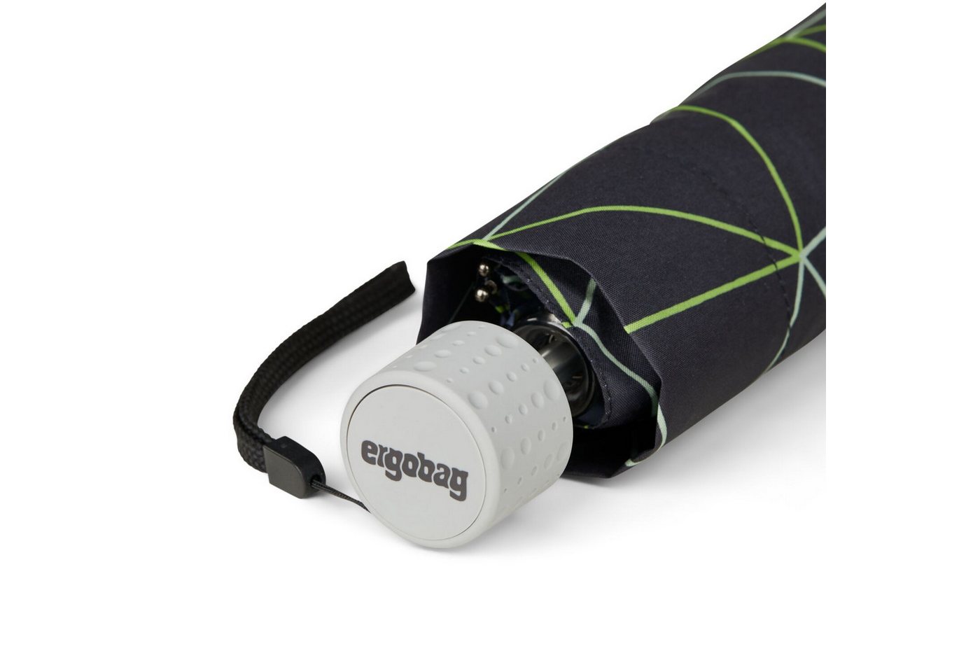 ergobag Schulranzen Regenschirm CyBär Race (1 Stück), reflektierend, kindgerechte Griff, Ø 90 cm