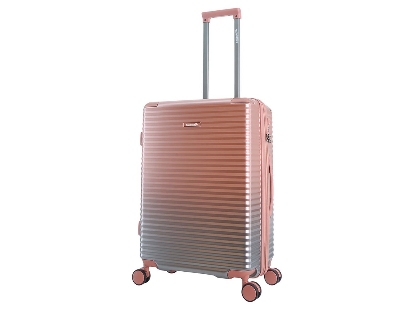 Saxoline® blue Koffer Elite Trolley Spinner 66 cm, 4 Rollen, TSA-Zahlenschloss Bild 4