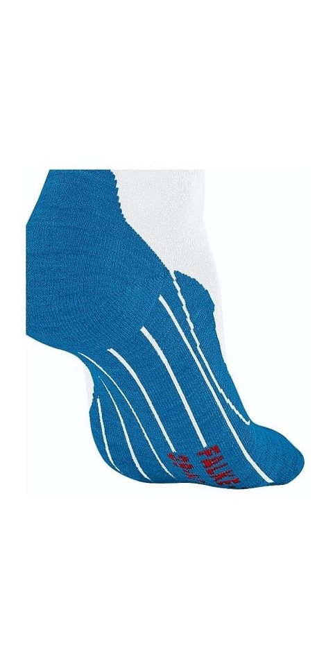 FALKE Laufsocken RU4 Endurance Short (mittelstarke Polsterung) weiss/aquablau/lime