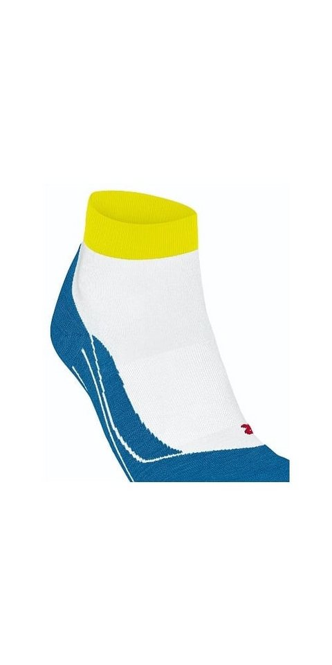 FALKE Laufsocken RU4 Endurance Short (mittelstarke Polsterung) weiss/aquablau/lime Bild 5