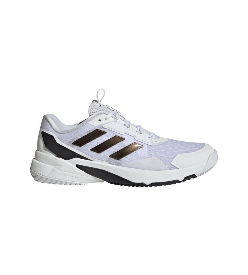 adidas Performance Hallen-Indoorschuhe CrazyFlight 6 weiss/schwarz Herren Badmintonschuh