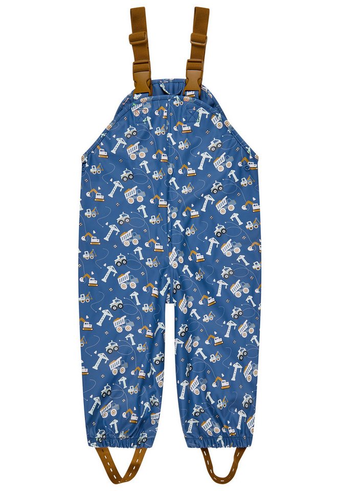 Sterntaler® Regenhose Farbwechsel Matschhose ungefüttert Baustelle (1-tlg) Wasserdichte Regenhose mit Farbwechsel und Reflexlogo Bild 4