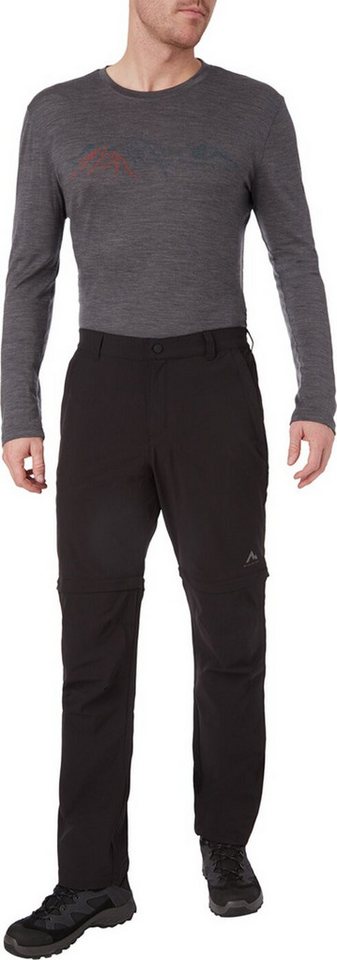 McKINLEY Outdoorhose He.-Abzipphose Malik II SHT M BLACK NIGHT Bild 4