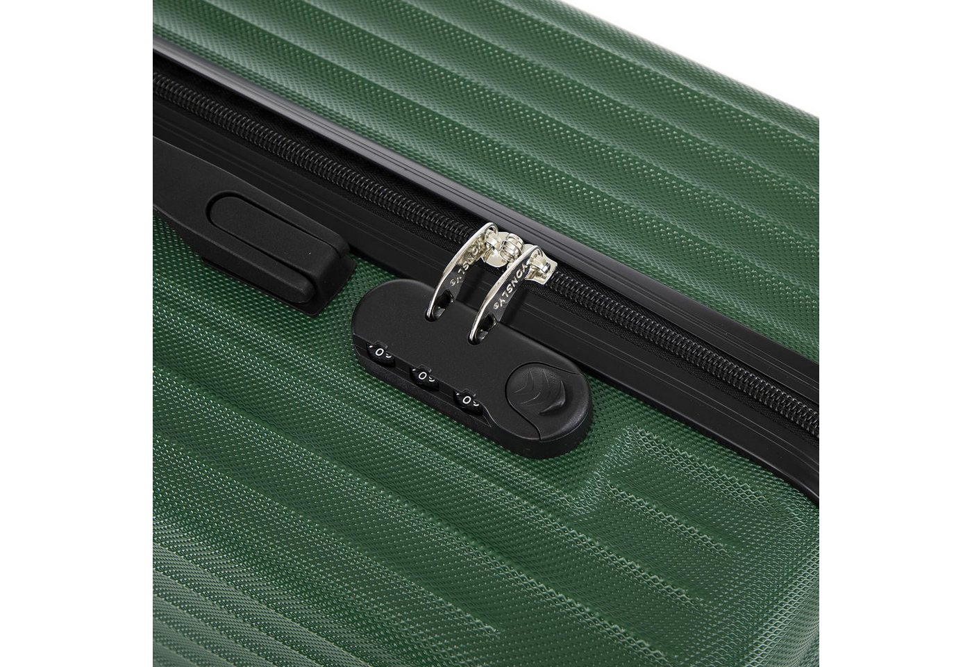 YONSLY Trolleyset Reisekoffer Hartschalen Trolley Rollkoffer Gepäckset für Reisen, 4 Rollen, (Hartschalen-Kabinenkoffer Set (L,XL), 2 tlg., Hartschalen Trolley Set), ABS-Hartschale, Zahlenschloss, 360°-Doppelrollen, Gummigriff Bild 2