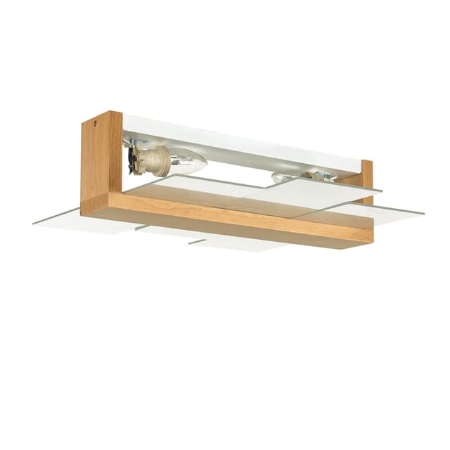 Licht-erlebnisse - Deckenlampe leda in Echtholz 2-flmg