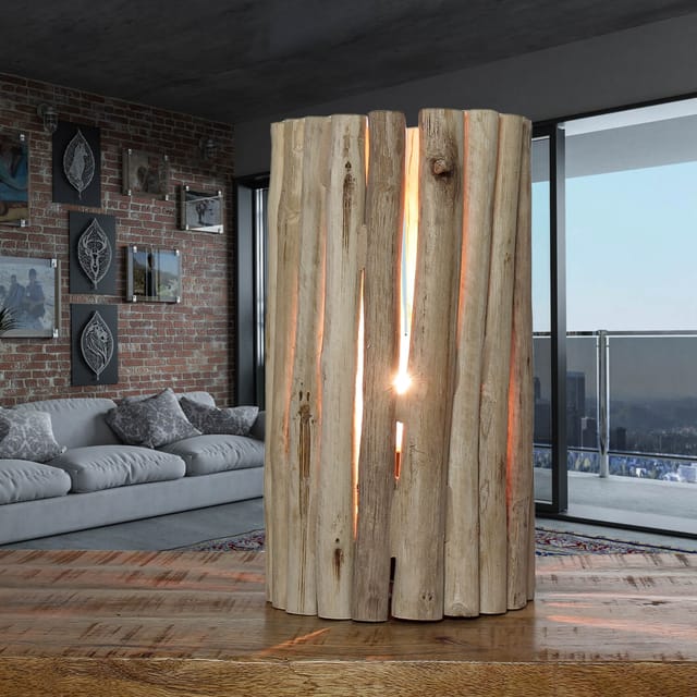 Licht-erlebnisse - Design Tischlampe Treibholz Unikat Handarbeit E27 Naturholz