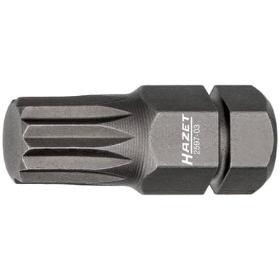Bit 2597-03 Sechskant massiv (5/16 Zoll) Innen Vielzahn Profil xzn ? - Hazet