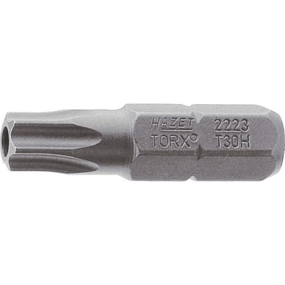 Bit 2223-T9H ∙ 1/4 Zoll (6,3 mm) Sechskant massiv ∙ Tamper Resistant torx® Profil ∙ sw T9H