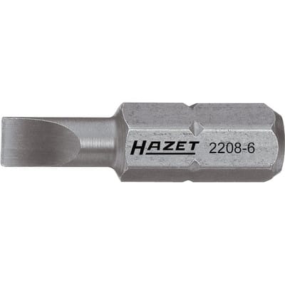 Bit 2208-11 ∙ 1/4 Zoll (6,3 mm) Sechskant massiv ∙ Schlitz Profil ∙ sw 1,2 x 8 mm