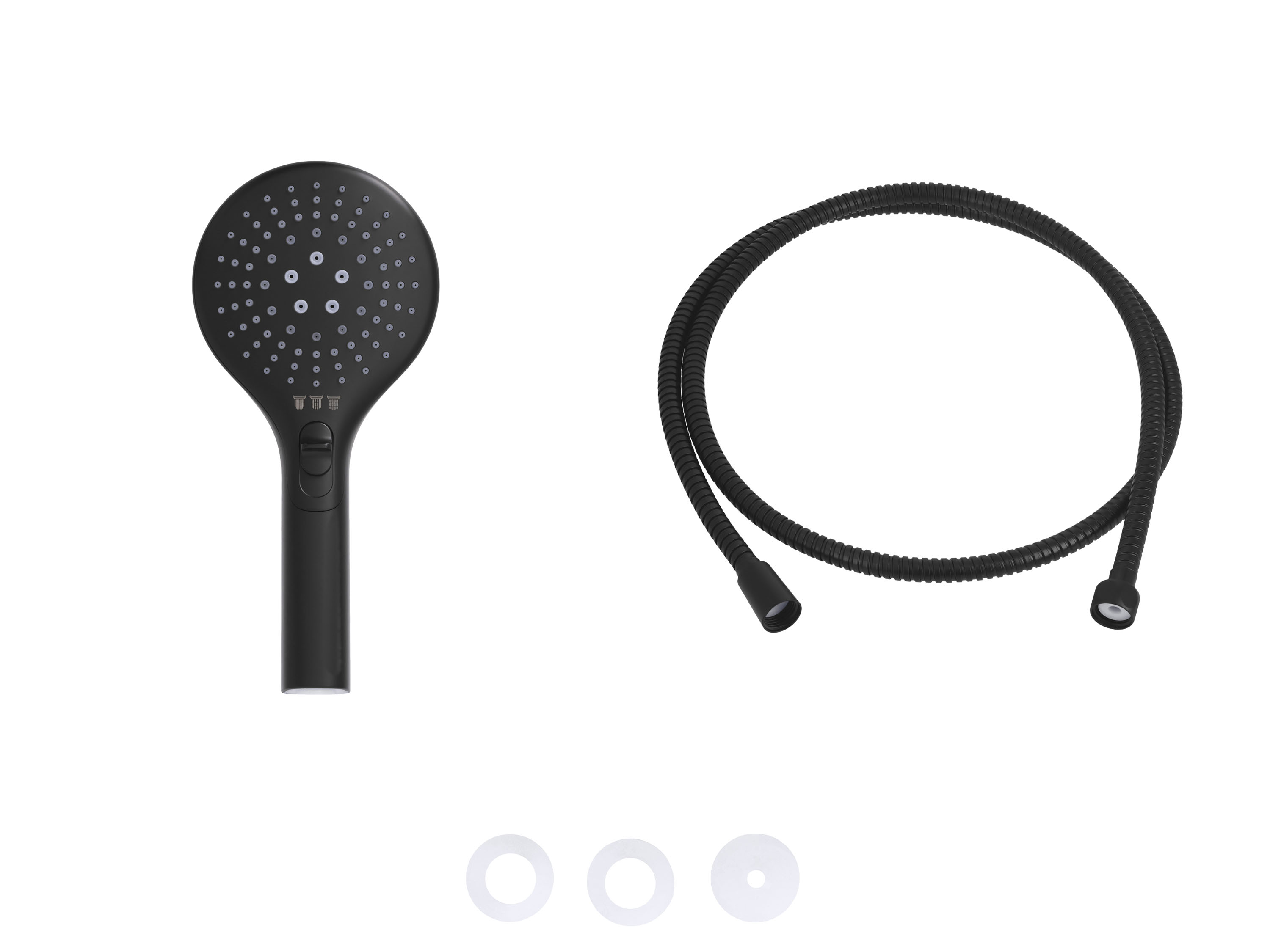 LIVARNO® Handbrause-Set (Schwarz)