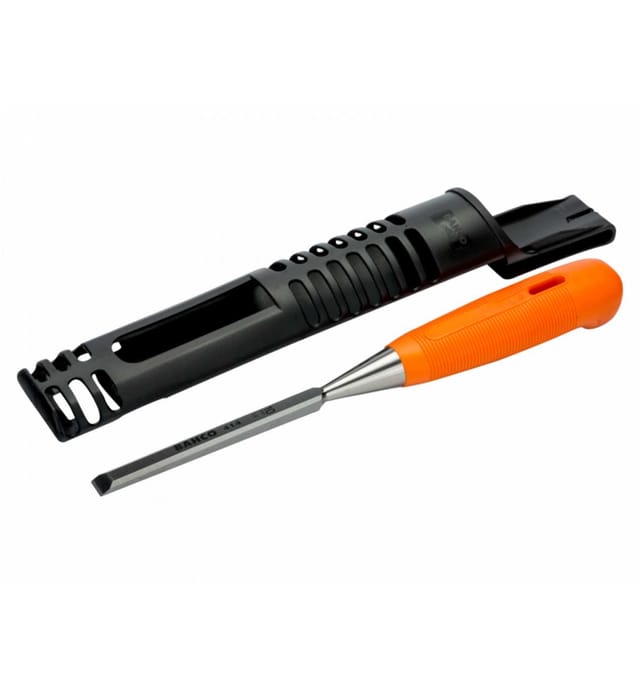 Bahco Stechbeitel mit orangefarbenem Griff aus Polypropylen, 28 mm