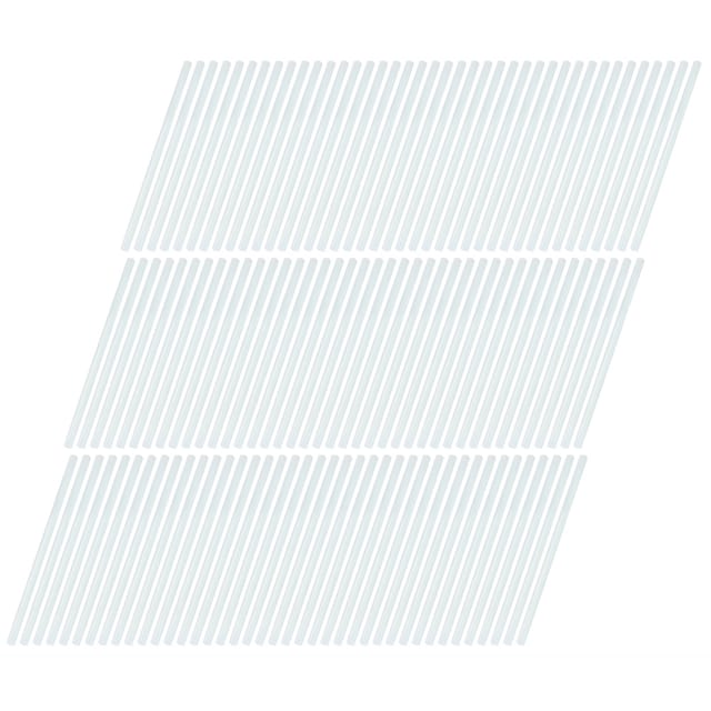 100 Transparente Heißklebesticks Der Größe 7 X 200 Mm Für Reparaturen Und Kreative Hobbys.
