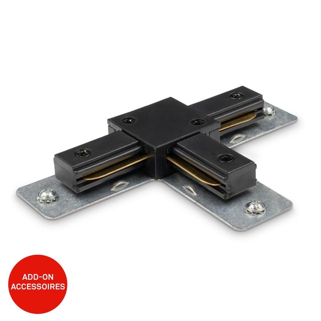 Briloner T-Verbinder Erweiterung Schienensystem 230V 13,5cm T-Form Schwarz - Zubehör Wohnzimmer Esszimmer Küche Büro