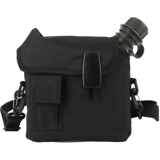 1,5-Liter-Outdoor-Trinkflasche, großes Fassungsvermögen, tragbare, flache Camping-Trinkflasche mit Hüfttasche für Outdoor-Sportarten und Wandern,