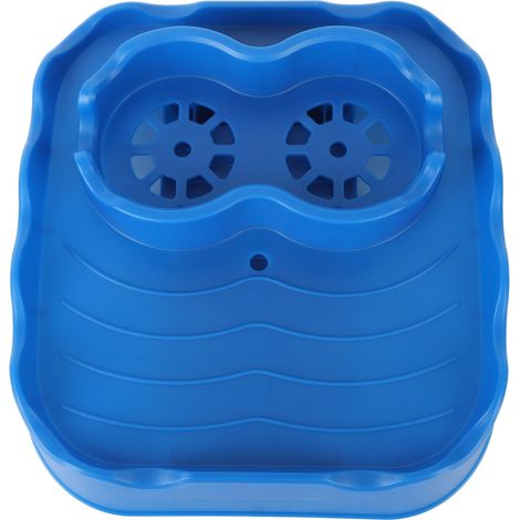 Tischplatte Für Whirlpools Mit Abflusslöchern, Rutschfester Seite Und Verstellbar Für Pools, Whirlpools, Blau