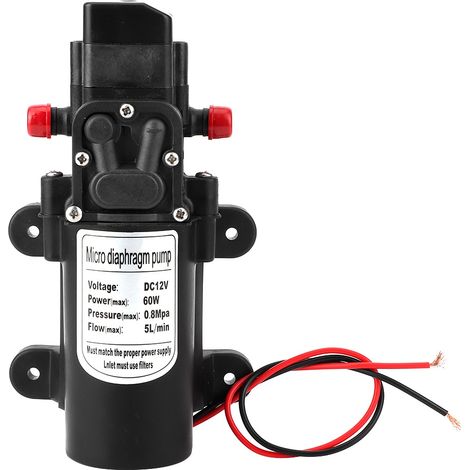 Elektrische Hochdruckwasserpumpe, Mikromembran, Selbstansaugend, 12 V, 60 W Dc, Für Autowäsche, Druckschaltpumpen