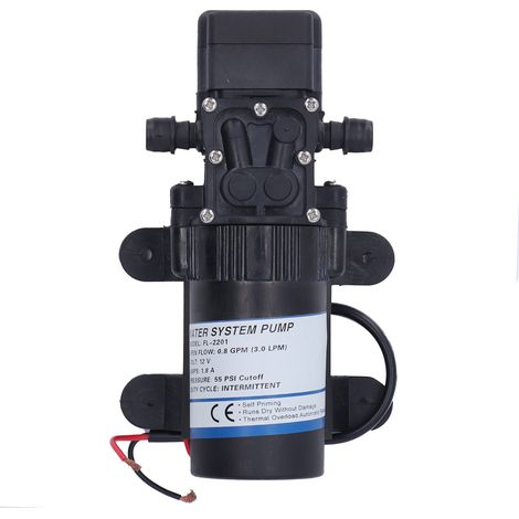 0,8 Gpm Dc 12v 1,8a 55 Psi Wasserpumpe, Selbstansaugender Booster Für Yacht-/wohnmobil-bewässerung