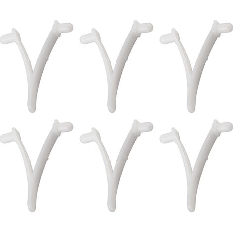 Set Mit 6 V-förmigen Schmetterlingsclips - Für Poolzubehör (bürste, Rechen, Skimmer, Saugkopf)