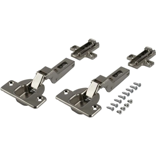 Accuride - 1432 Scharnier Set - Schiebetürbeschlag für dicke innenliegende Schiebetüren 20,6-31,8mm, Stahl