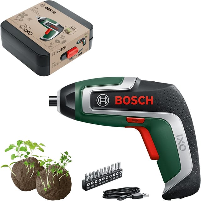 Bosch - Werkzeug - 3,6V Akku-Schrauber mit Zubehör, USB-Kabel 06039E0009