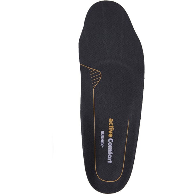 5406-38 RUNNEX®Semi-orthopädische Einlegesohle activeComfort low Gr.38 schwarz/g