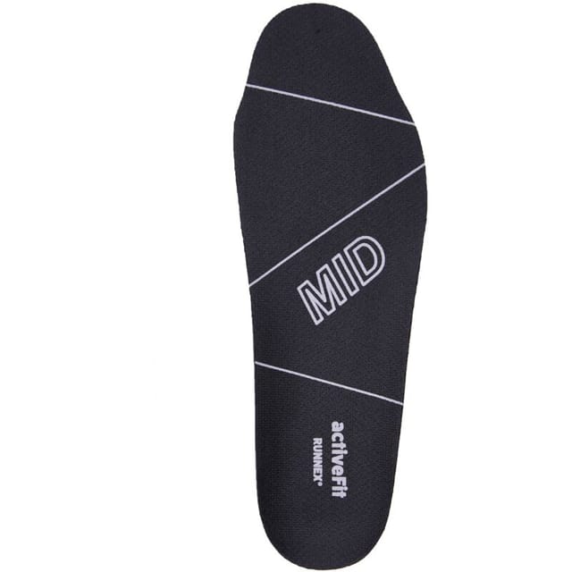 5411-37 RUNNEX® Einlegesohle activeFit mid Gr.37 schwarz/grau