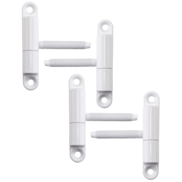 Türband Einbohrband 15 x 83 mm mit Zapfen M8 x 50 mm weiß, 4 Stück