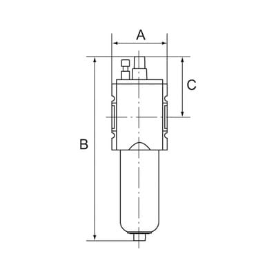 Nebelöler »FUTURA-mini« mit Metallbehälter, bg 0, g 1/4 - Riegler
