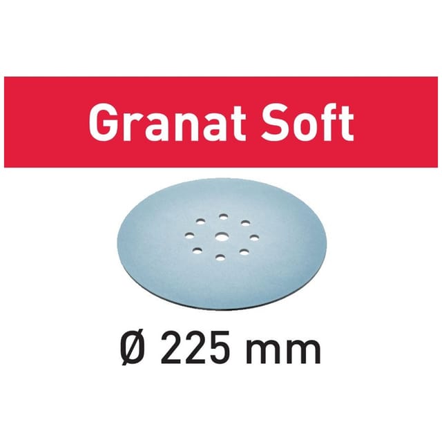 Schleifscheibe stf D225 P320 gr S/25 Granat Soft - Festool