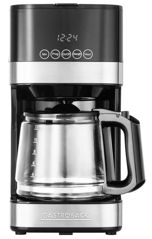 Gastroback Design Essential (12 Tassen) Kaffeeautomat mit Timer