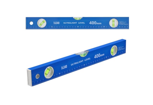 Alu-Wasserwaage 400 mm mit 3 Liebellen (40cm)