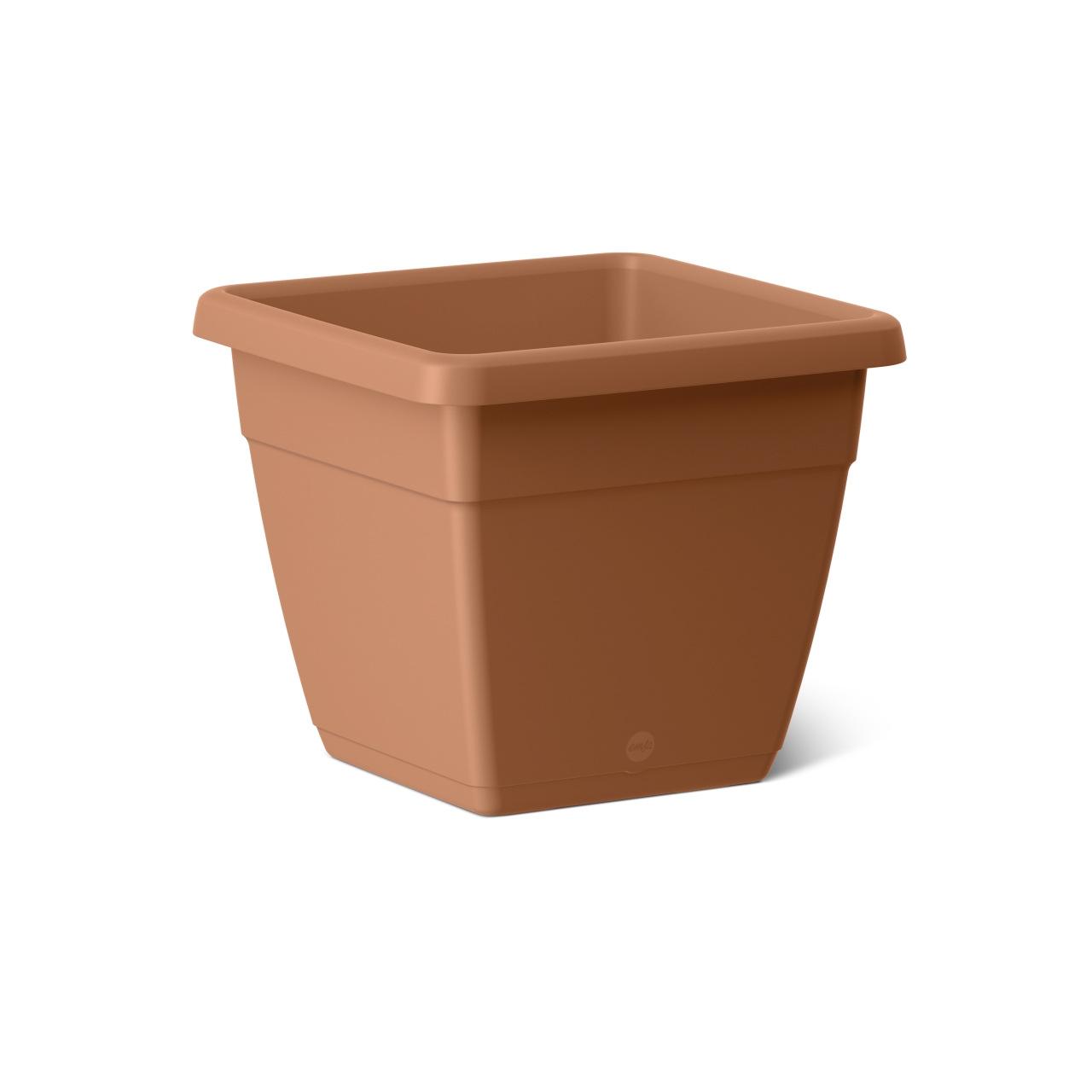Poétic My City Garden Blumenkübel Terracottafarben Quadratisch 34 Cm - Kunststoff