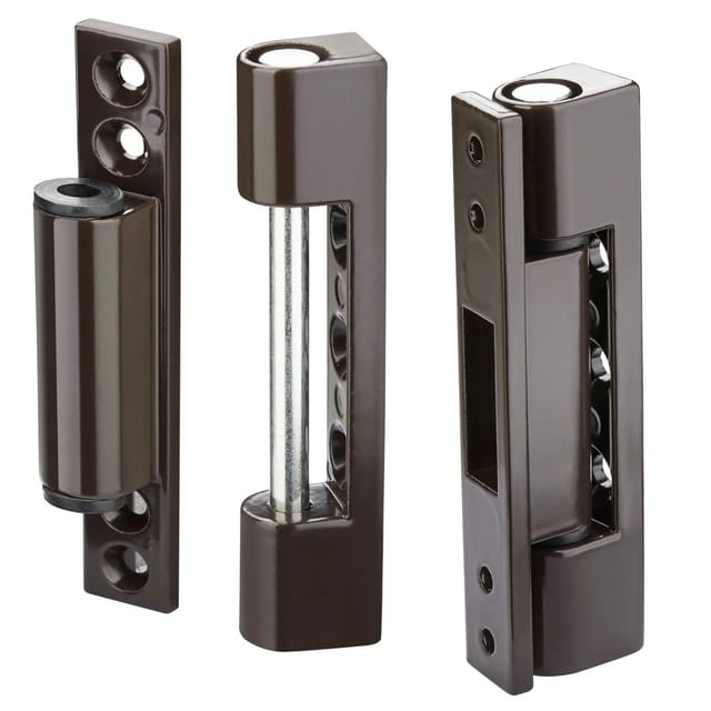Fensterband Höhe 95 mm Aluminium braun, 2 Stück