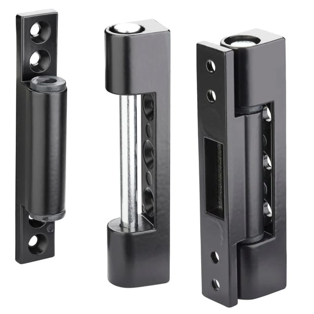 Fensterband Höhe 95 mm Aluminium schwarz, 2 Stück