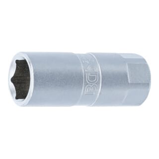 BGS Zündkerzen-Einsatz Sechskant Antrieb Innenvierkant 12,5 mm (1/2") SW 18 mm - 2426
