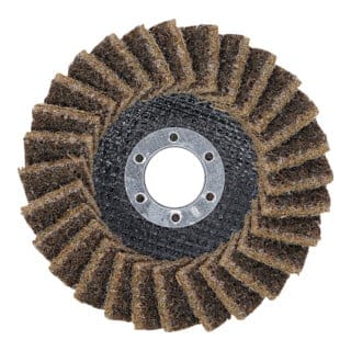 Fächer-Schleif-Scheibe Vlies ø 115 mm Körnung 80