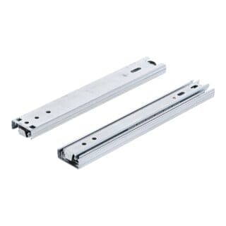 Schubladen-Laufschienen für Metall-Werkzeugkoffer Art. 3312 2-tlg.