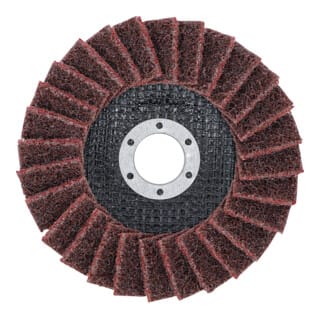 Fächer-Schleif-Scheibe Vlies ø 125 mm Körnung 120