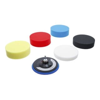 BGS Polierschwamm-Satz Ø 150 mm 6tlg. - 74379