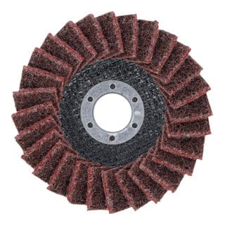 Fächer-Schleif-Scheibe Vlies ø 115 mm Körnung 120