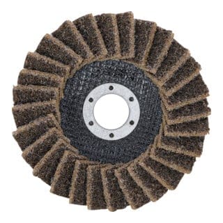 Fächer-Schleif-Scheibe Vlies ø 125 mm Körnung 80