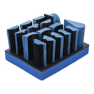 Bgs Technic - Klett-Schleifblock-Satz 16-tlg.