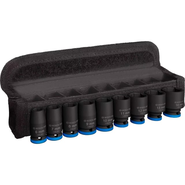 Pro Impact Steckschlüsselsatz Set, 1/4', Standard, 9(unknown)tlg.