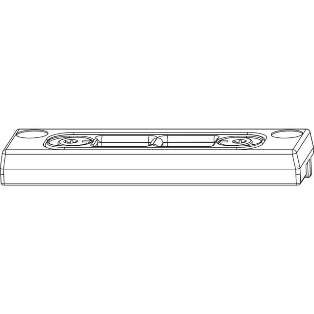 Riegelschließteil für pvc 2 Schlitze Sil 0 - Maco